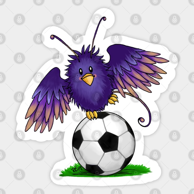 Fuzzy Soccer Sticker by ruthimagination